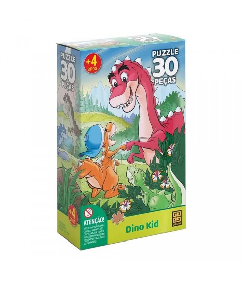 Puzzle Dino Kid - 30 peças