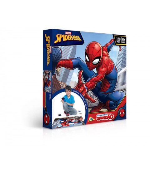 Spider-Man – Quebra-Cabeça 120 Peças Grandão